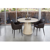Keys Road Designs Miles Faux Leather Dining Chairs