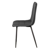 Keys Road Designs Eriz Faux Leather Dining Chairs