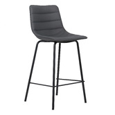 Keys Road Designs 66cm Drustan Faux Leather Bar Stools