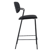 Keys Road Designs 66cm Polarvide Faux Leather Bar Stools