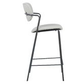 Keys Road Designs 66cm Polarvide Faux Leather Bar Stools