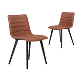 Keys Road Designs Rickard Faux Leather Dining Chairs