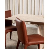 Keys Road Designs Kelsey Faux Leather Dining Chairs