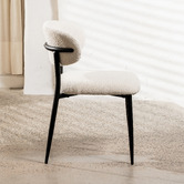 Keys Road Designs Lorwie Boucle Dining Chairs
