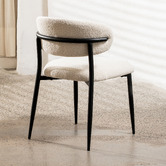 Keys Road Designs Lorwie Boucle Dining Chairs