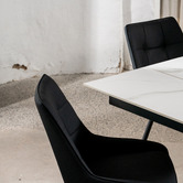 Keys Road Designs Orion Faux Leather Dining Chairs