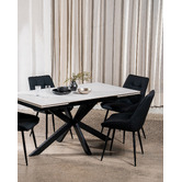 Keys Road Designs Orion Faux Leather Dining Chairs