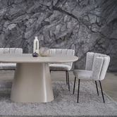 Keys Road Designs Bannon Boucle Dining Chairs