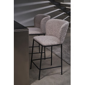 Keys Road Designs 68cm Nigel Boucle Barstools