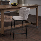 Keys Road Designs 68cm Nigel Boucle Barstools