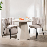 Keys Road Designs Bannon Boucle Dining Chairs