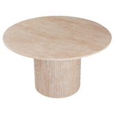 Keys Road Designs Paula Travertine-Look Dining Table