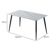 Keys Road Designs Alley Ceramic Dining Table