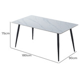 Keys Road Designs Alley Ceramic Dining Table