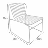 Keys Road Designs Swan Outdoor Lounge Chair
