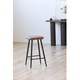 Keys Road Designs 66cm Bjorn Faux Leather Bar Stools