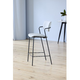 Keys Road Designs 66cm Polarvide Faux Leather Bar Stools