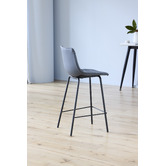 Keys Road Designs 66cm Drustan Faux Leather Bar Stools
