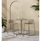 Keys Road Designs 75cm Swan Curved Outdoor Bar Stools