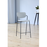 Keys Road Designs 66cm Polarvide Faux Leather Bar Stools