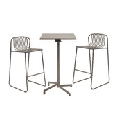 Keys Road Designs 75cm Swan Curved Outdoor Bar Stools