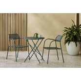 Keys Road Designs Raven Round Foldable Outdoor Dining Table