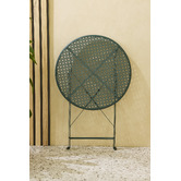 Keys Road Designs Raven Round Foldable Outdoor Dining Table
