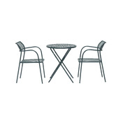 Keys Road Designs Raven Round Foldable Outdoor Dining Table