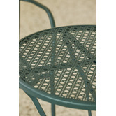 Keys Road Designs Raven Round Foldable Outdoor Dining Table