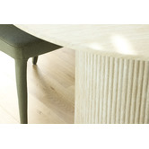 Keys Road Designs Paula Travertine-Look Dining Table