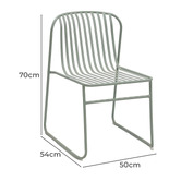 Keys Road Designs Swan Curved Outdoor Dining Chairs