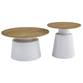 Keys Road Designs 2 Piece Colm Coffee Table Set