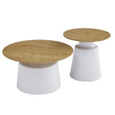 Keys Road Designs 2 Piece Colm Coffee Table Set