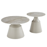 Keys Road Designs 2 Piece Shara Ceramic Coffee Table Set