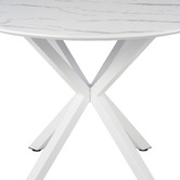 Keys Road Designs White Tallulah Dining Table