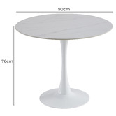 Keys Road Designs Nephele Ceramic Dining Table