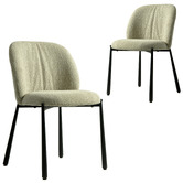 Keys Road Designs Raiden Boucle Dining Chairs