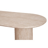Keys Road Designs Thalia Travertine-Look Dining Table