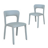 Keys Road Designs Cicely Faux Leather Dining Chairs
