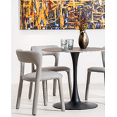 Keys Road Designs Cicely Faux Leather Dining Chairs