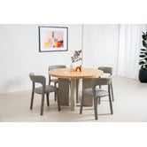 Keys Road Designs Cicely Faux Leather Dining Chairs