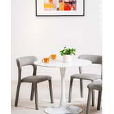 Keys Road Designs Cicely Faux Leather Dining Chairs