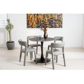 Keys Road Designs Cicely Faux Leather Dining Chairs