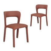 Keys Road Designs Cicely Faux Leather Dining Chairs
