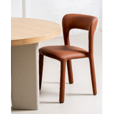Keys Road Designs Cicely Faux Leather Dining Chairs