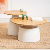 Keys Road Designs 2 Piece Colm Coffee Table Set