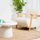 Keys Road Designs Clay Boucle Occasional Chair