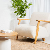 Keys Road Designs Clay Boucle Occasional Chair