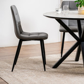 Keys Road Designs Eriz Faux Leather Dining Chairs
