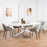 Keys Road Designs Luxus Upholstered Dining Chairs